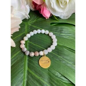 Blessed Mama Bracelet - Gold toned charm